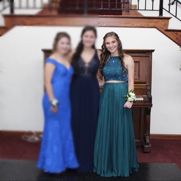 2 piece prom dress - Picture 2 of 5